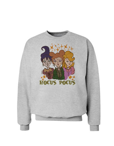 Hocus Pocus Witches Sweatshirt-Sweatshirts-TooLoud-AshGray-Small-Davson Sales