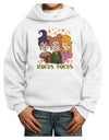Hocus Pocus Witches Youth Hoodie Pullover Sweatshirt-Youth Hoodie-TooLoud-White-XS-Davson Sales
