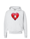 Hole Heartedly Broken Heart Hoodie Sweatshirt by-Hoodie-TooLoud-White-Small-Davson Sales