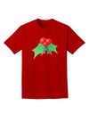 holly Christmas Design Adult Dark T-Shirt-Mens T-Shirt-TooLoud-Red-Small-Davson Sales