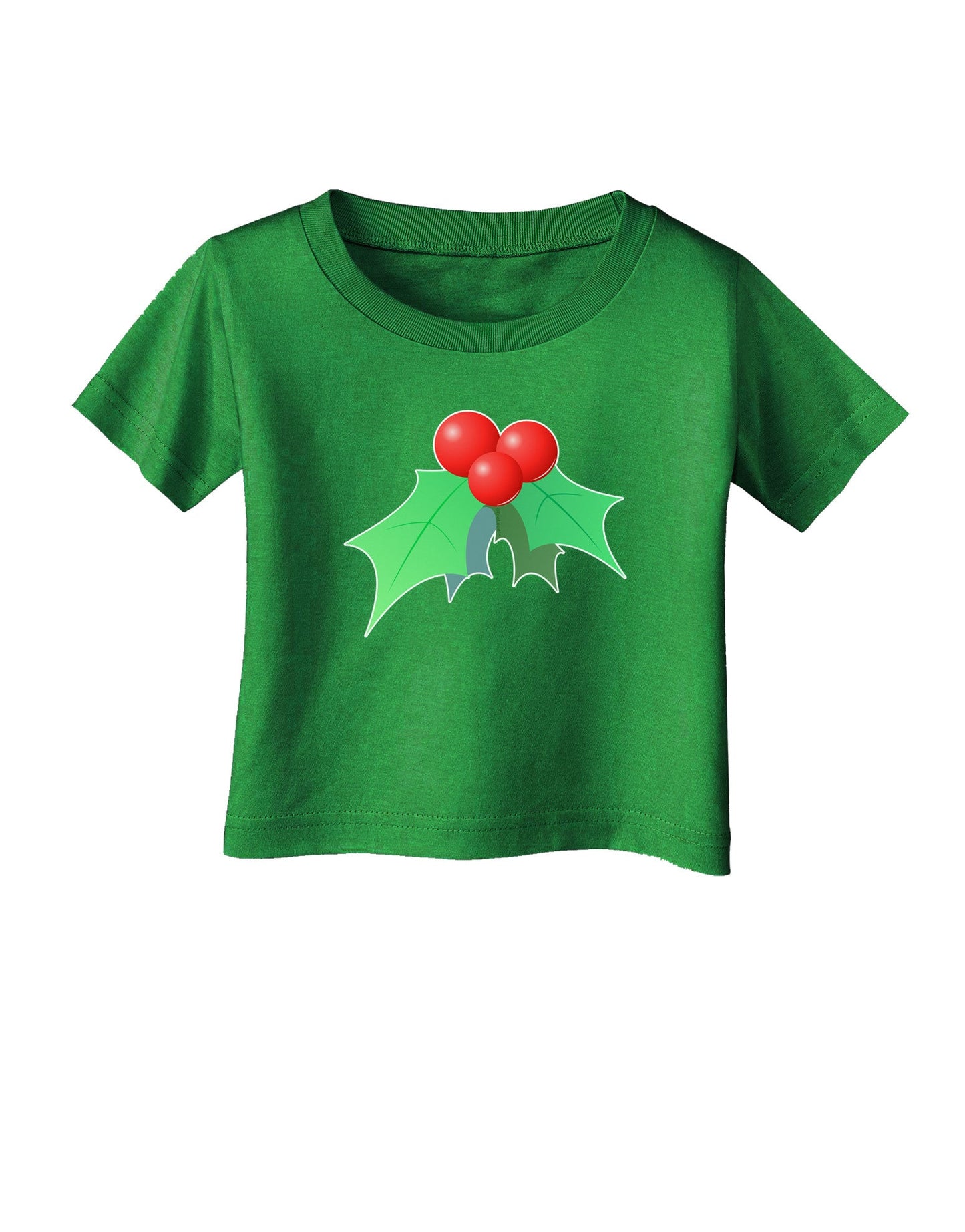 holly Christmas Design Infant T-Shirt Dark-Infant T-Shirt-TooLoud-Royal-Blue-06-Months-Davson Sales