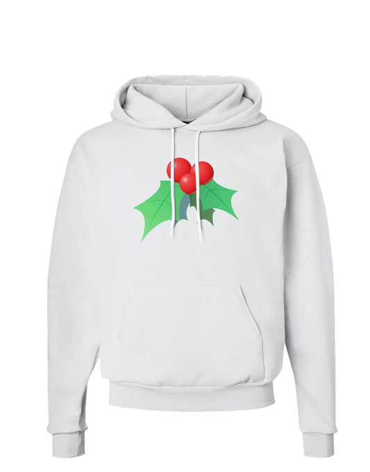 holly Christmas Design Hoodie Sweatshirt-Hoodie-TooLoud-White-Small-Davson Sales