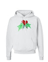 Holly Watercolor Hoodie Sweatshirt-Hoodie-TooLoud-White-Small-Davson Sales