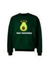 Holy Guacamole Design Adult Dark Sweatshirt by TooLoud-Sweatshirts-TooLoud-Deep-Forest-Green-Small-Davson Sales