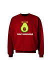 Holy Guacamole Design Adult Dark Sweatshirt by TooLoud-Sweatshirts-TooLoud-Deep-Red-Small-Davson Sales