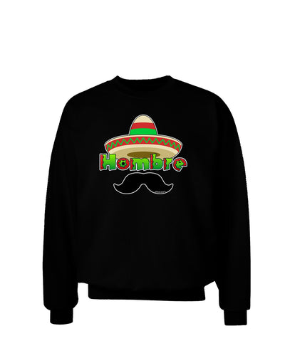 Hombre Sombrero Adult Dark Sweatshirt-Sweatshirt-TooLoud-Black-Small-Davson Sales