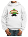 Hombre Sombrero Youth Hoodie Pullover Sweatshirt by TooLoud-Youth Hoodie-TooLoud-White-XS-Davson Sales