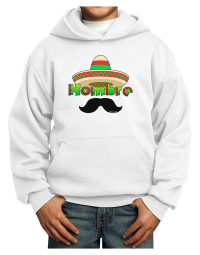 Hombre Sombrero Youth Hoodie Pullover Sweatshirt by TooLoud-Youth Hoodie-TooLoud-White-XS-Davson Sales