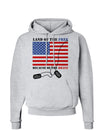 Home of the Free Because of the Brave Hoodie Sweatshirt-Hoodie-TooLoud-AshGray-Small-Davson Sales