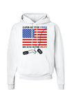 Home of the Free Because of the Brave Hoodie Sweatshirt-Hoodie-TooLoud-White-Small-Davson Sales