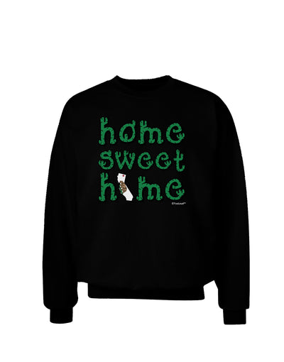 Home Sweet Home - California - Cactus and State Flag Adult Dark Sweatshirt by TooLoud-Sweatshirts-TooLoud-Black-Small-Davson Sales