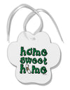 Home Sweet Home - California - Cactus and State Flag Paw Print Shaped Ornament by TooLoud-Ornament-TooLoud-White-Davson Sales