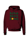 Home Sweet Home - New Mexico - Cactus and State Flag Dark Hoodie Sweatshirt by TooLoud-Hoodie-TooLoud-Maroon-Small-Davson Sales