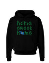 Home Sweet Home - Oklahoma - Cactus and State Flag Dark Hoodie Sweatshirt by TooLoud-Hoodie-TooLoud-Black-Small-Davson Sales