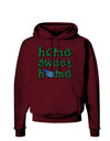 Home Sweet Home - Oklahoma - Cactus and State Flag Dark Hoodie Sweatshirt by TooLoud-Hoodie-TooLoud-Maroon-Small-Davson Sales