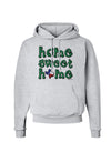 Home Sweet Home - Texas - Cactus and State Flag Hoodie Sweatshirt by TooLoud-Hoodie-TooLoud-AshGray-Small-Davson Sales