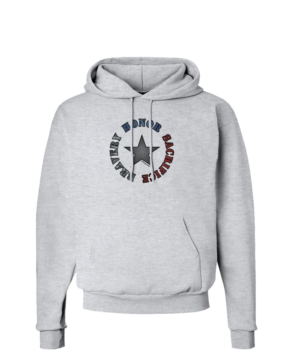 Honor Sacrifice Bravery Hoodie Sweatshirt by TooLoud-Hoodie-TooLoud-White-Small-Davson Sales