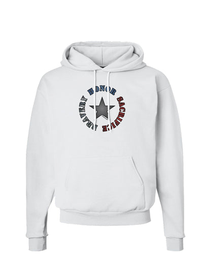 Honor Sacrifice Bravery Hoodie Sweatshirt by TooLoud-Hoodie-TooLoud-White-Small-Davson Sales