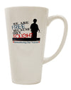 Honoring Their Service - Veterans 16 Ounce Conical Latte Coffee Mug - TooLoud-Conical Latte Mug-TooLoud-White-Davson Sales