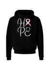 Hope - Breast Cancer Awareness Ribbon Dark Hoodie Sweatshirt-Hoodie-TooLoud-Black-Small-Davson Sales