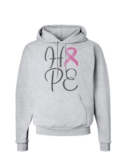 Hope - Breast Cancer Awareness Ribbon Hoodie Sweatshirt-Hoodie-TooLoud-AshGray-Small-Davson Sales