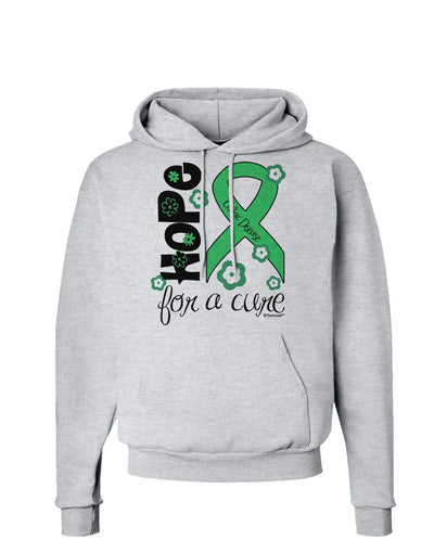 Hope for a Cure - Light Green Ribbon Celiac Disease - Flowers Hoodie Sweatshirt-Hoodie-TooLoud-AshGray-Small-Davson Sales