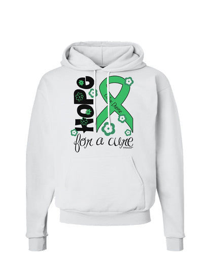 Hope for a Cure - Light Green Ribbon Celiac Disease - Flowers Hoodie Sweatshirt-Hoodie-TooLoud-White-Small-Davson Sales