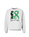 Hope for a Cure - Light Green Ribbon Celiac Disease - Flowers Sweatshirt-Sweatshirts-TooLoud-White-Small-Davson Sales