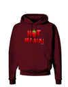 Hot Mama Chili Heart Dark Hoodie Sweatshirt-Hoodie-TooLoud-Maroon-Small-Davson Sales