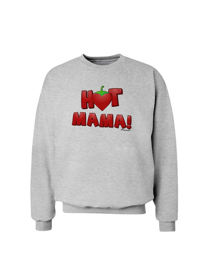 Hot Mama Chili Heart Sweatshirt-Sweatshirts-TooLoud-AshGray-Small-Davson Sales