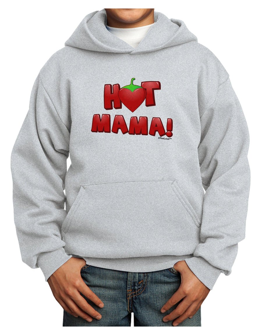 Hot Mama Chili Heart Youth Hoodie Pullover Sweatshirt-Youth Hoodie-TooLoud-White-XS-Davson Sales