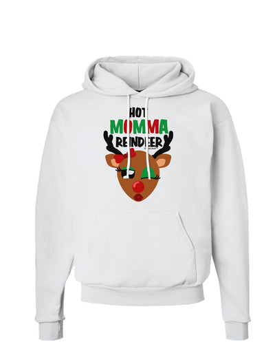 Hot Momma Reindeer Matching Deer Hoodie Sweatshirt-Hoodie-TooLoud-White-Small-Davson Sales