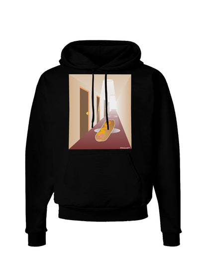 Hotdog in a Hallway Dark Hoodie Sweatshirt-Hoodie-TooLoud-Black-Small-Davson Sales