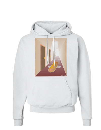 Hotdog in a Hallway Hoodie Sweatshirt-Hoodie-TooLoud-White-Small-Davson Sales