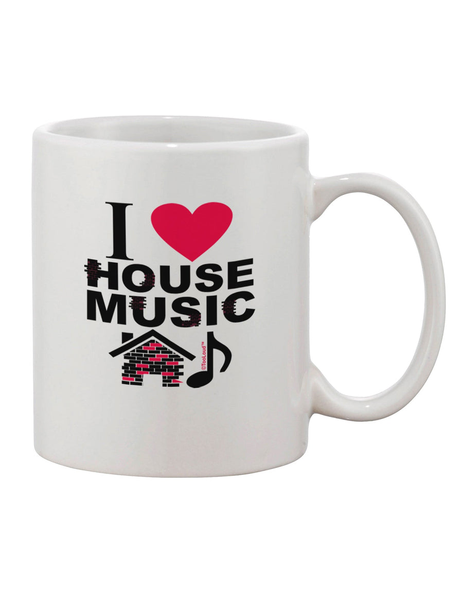 House Pink Printed 11 oz Coffee Mug - A Must-Have for Drinkware Enthusiasts-11 OZ Coffee Mug-TooLoud-White-Davson Sales