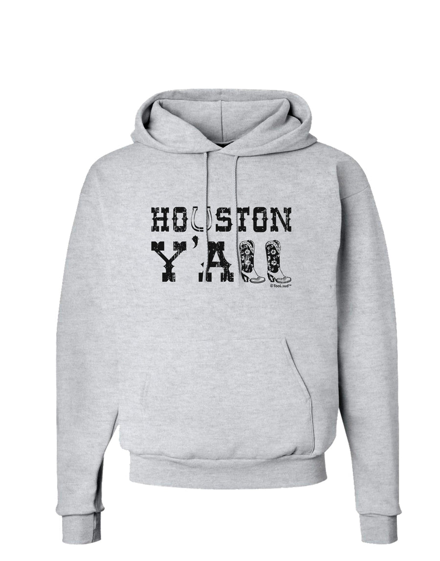 Houston Y'all - Boots - Texas Pride Hoodie Sweatshirt by TooLoud-Hoodie-TooLoud-White-Small-Davson Sales