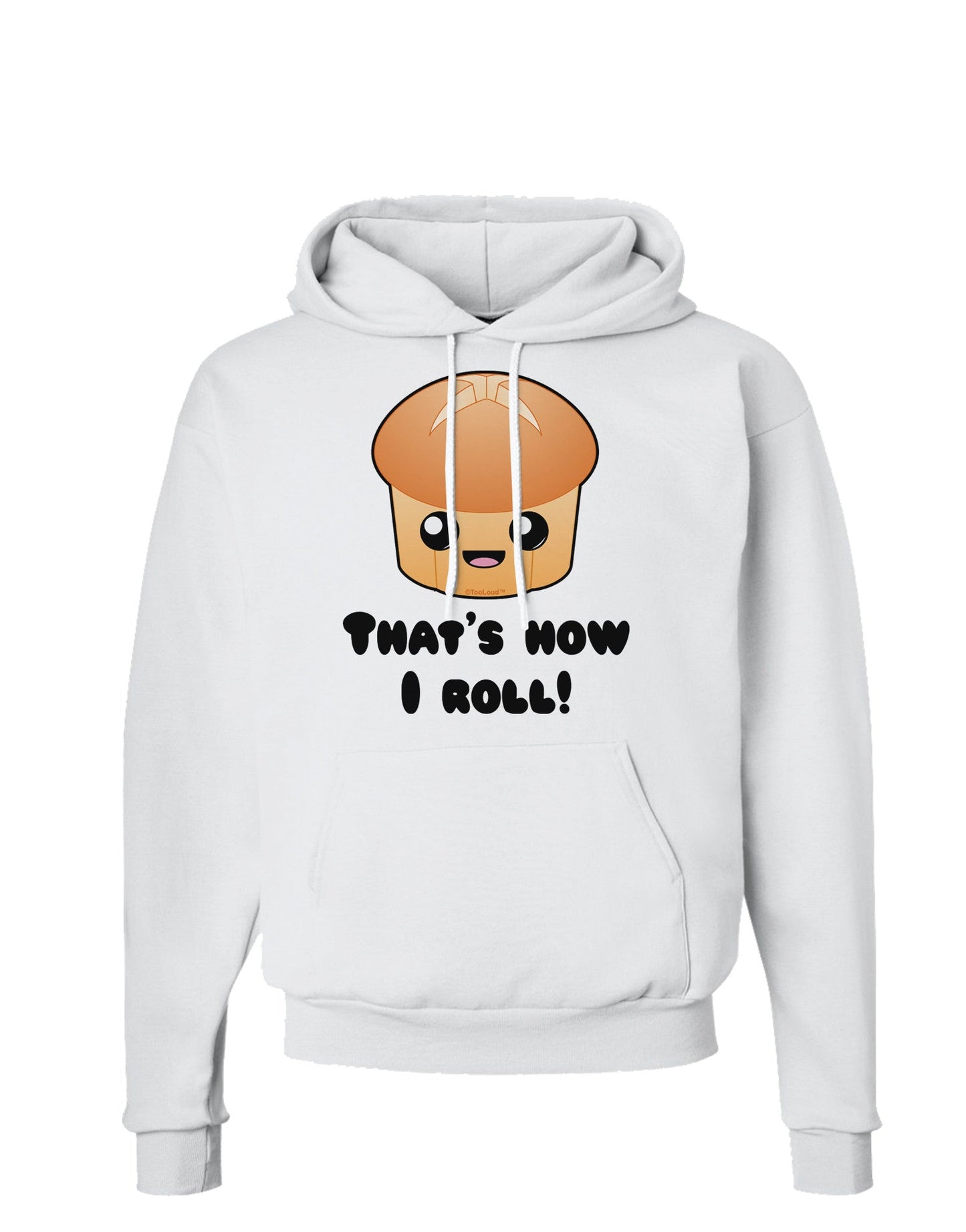 How I Roll Cute Roll Hoodie Sweatshirt-Hoodie-TooLoud-White-Small-Davson Sales