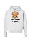 How I Roll Cute Roll Hoodie Sweatshirt-Hoodie-TooLoud-White-Small-Davson Sales