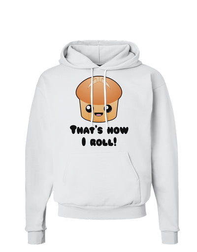 How I Roll Cute Roll Hoodie Sweatshirt-Hoodie-TooLoud-White-Small-Davson Sales