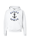 Howdy Sailor Nautical Anchor Hoodie Sweatshirt-Hoodie-TooLoud-White-Small-Davson Sales