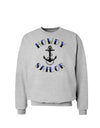 Howdy Sailor Nautical Anchor Sweatshirt-Sweatshirts-TooLoud-AshGray-Small-Davson Sales