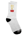 Humorous Beer-themed Adult Crew Socks - Presented by TooLoud-Socks-TooLoud-White-Ladies-4-6-Davson Sales