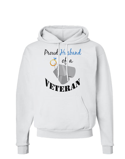 Husband of Veteran Hoodie Sweatshirt-Hoodie-TooLoud-White-Small-Davson Sales