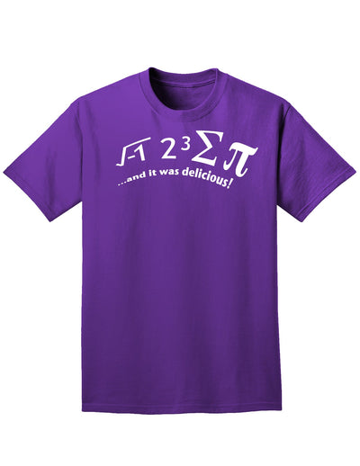 i 8 Sum Pi and It Was Delicious Adult Dark T-Shirt-Mens T-Shirt-TooLoud-Purple-Small-Davson Sales