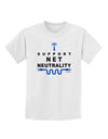 i Support Net Neutrality Childrens T-Shirt-Childrens T-Shirt-TooLoud-White-X-Small-Davson Sales