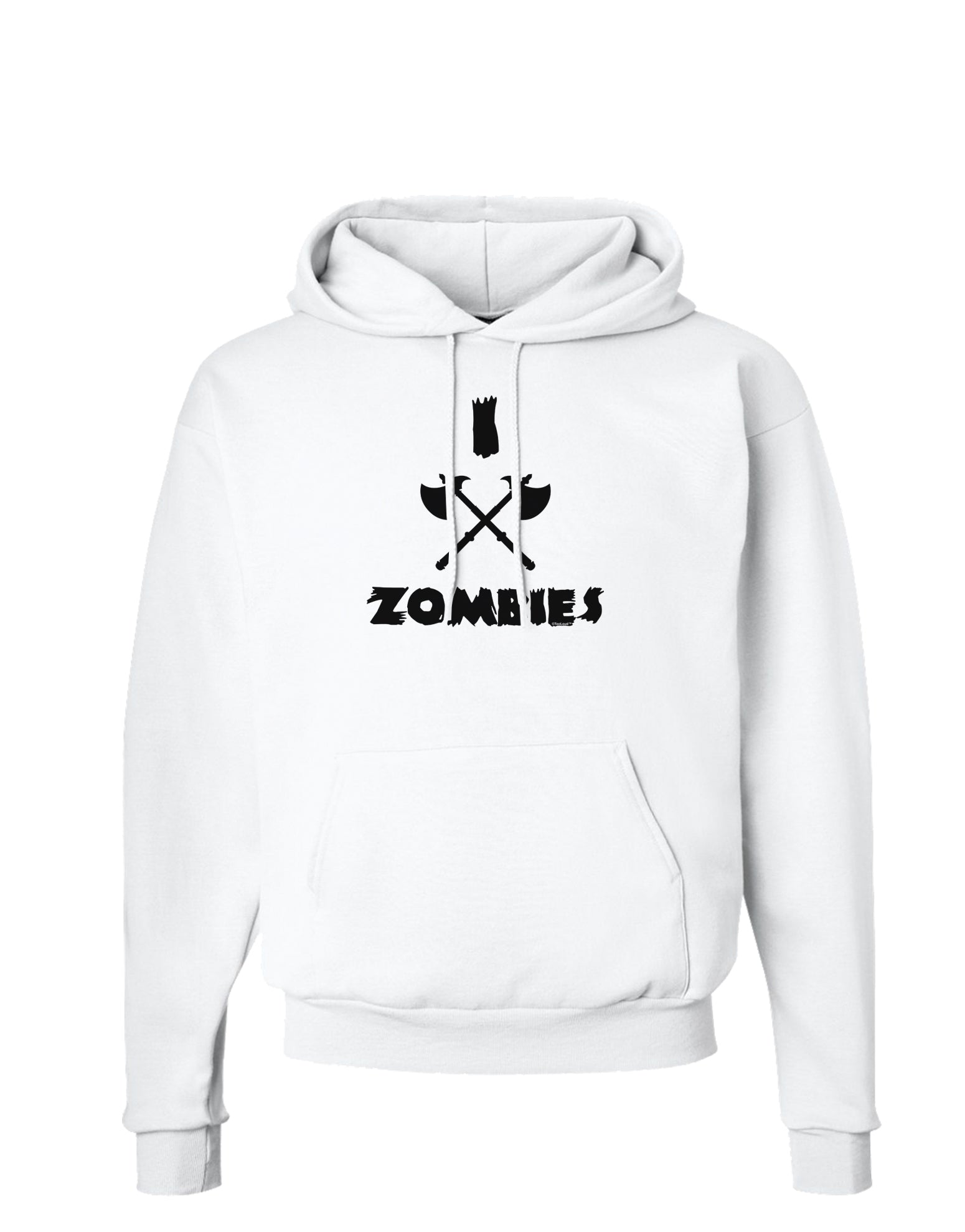 I Axe Zombies - Funny Apocalypse Hoodie Sweatshirt-Hoodie-TooLoud-White-Small-Davson Sales