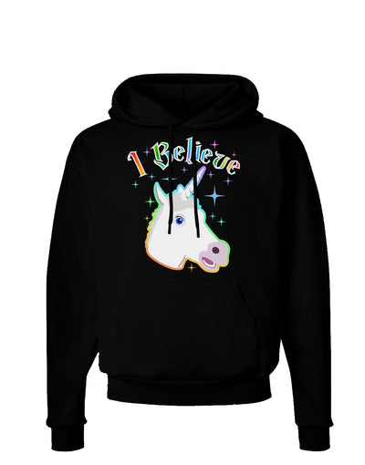 I Believe in Unicorns Dark Hoodie Sweatshirt-Hoodie-TooLoud-Black-Small-Davson Sales