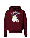 I Believe in Unicorns Dark Hoodie Sweatshirt-Hoodie-TooLoud-Maroon-Small-Davson Sales