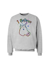 I Believe in Unicorns Sweatshirt-Sweatshirts-TooLoud-AshGray-Small-Davson Sales