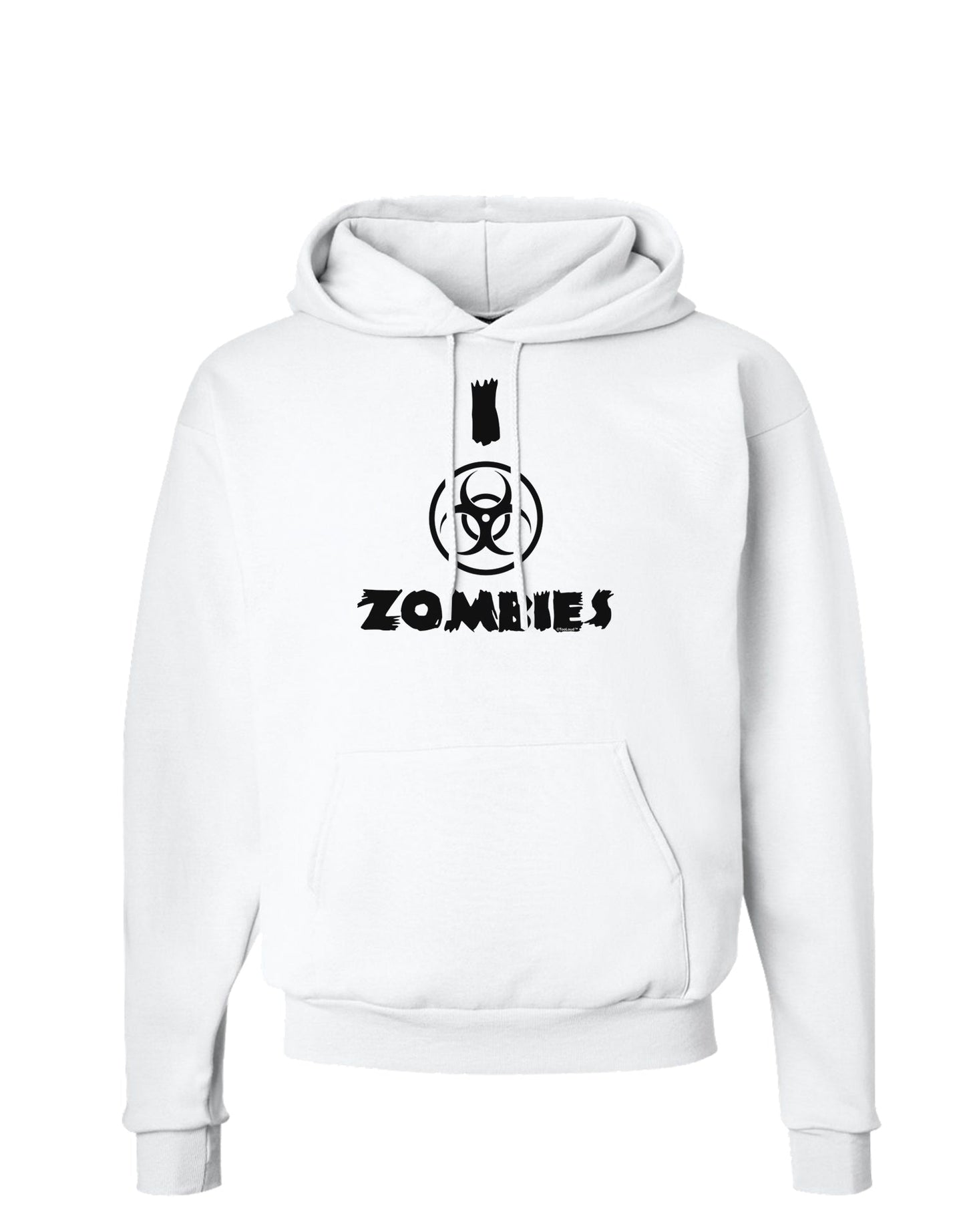 I Biohazard Zombies - Apocalypse Hoodie Sweatshirt-Hoodie-TooLoud-White-Small-Davson Sales